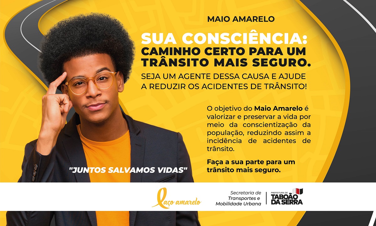 Taboão da Serra promove campanha Maio Amarelo